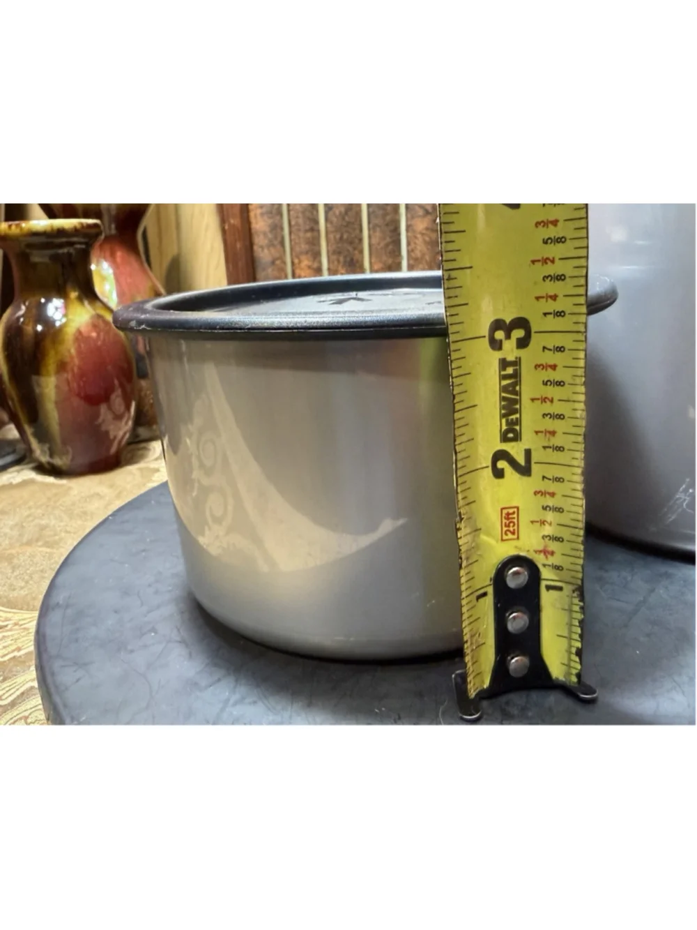 Tupperware Gray Modular Canister Set w Lids Large & Small Kitchen Storage